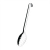 UTENSIL - Vogue Perforated Spoon with Hook - STAINLESS STEEL - 14" LONG