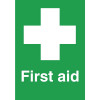 First Aid Symbol - Single - 150x100mm (Self-Adhesive)