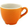 New Horizons Coloured Border Orange Espresso Cup Solid 3oz (Box 24) (Direct)
