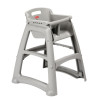 Rubbermaid Sturdy Chair Youths Seat Platinum