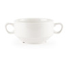 White Nova Consomme Bowl with Handles 14oz (Box 24)