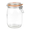 Vogue Preserving Jar with Clip - 1.0Ltr
