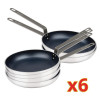 Sale Offer : Vogue Frypan Aluminium Non-stick - 200x35mm S341 (Pack 6)