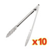 Sale Offer : Vogue Catering Tongs - 240mm 10" J608 (Pack 10)