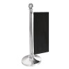 Bolero Ball Top St/St Barrier Post Polished Finish