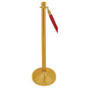 Bolero Dome Top St/St Barrier Post Brass Plated