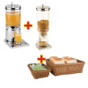 Sale Offer : Cereal & Juice Dispenser with PP Baskets