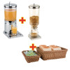 Sale Offer : Cereal & Juice Dispenser with PP Baskets