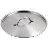 Lid / Covercle S/steel Excellence Lid with sturdy handle - 12"(300mm) diam - (6920-28)