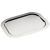 Rectangular Serving Tray with Plain Edge St/St - 480x300x250mm