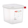 Araven Food Containers - GN 1/6 2.6Ltr with Lids (Box 4)