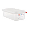 Araven Food Containers with Lid - 4Ltr GN 1/3 (Box 4)