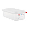 Araven Food Containers with Lid - 4Ltr GN 1/3 (Box 4)
