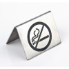 sign / STAINLESS STEEL - NO SMOKING table signs (1053/001)