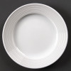 Olympia Linear Wide Rimmed Plate - 15cm 6 1/2 " (Box 12)