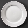 Olympia Linear Wide Rimmed Plate - 25cm 10" (Box 12)