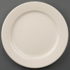 Olympia Ivory Wide Rimmed Plate 25cm 10" (Box 12)