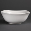 Olympia Whiteware Square Rounded Bowl - 22cm 8 1/2" (Box 12)