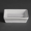 Olympia Whiteware Mini Dish Flat Square White 8x8x2cm (Box 12)