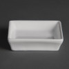 Olympia Whiteware Mini Dish Flat Square White 8x8x2cm (Box 12)