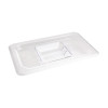 Vogue Clear Polycarbonate Lid GN Lid - 1/4