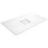 Vogue Clear Polycarbonate GN Notched Lid - 1/1