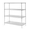 Vogue Flat Pack 4 Shelf Unit - 61x183cm