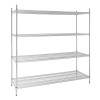 Vogue Flat Pack 4 Shelf Unit - 61x183cm