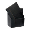 Securit Contemporary Menu Holder Set Black A4 (Pack 20 with Stand Box)