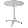 Bolero Round Pedestal Bistro Table Top&Acirc;&nbsp;St/St - 600mm
