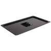 Vogue Black Polycarbonate Lid - 1/1