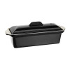 Vogue Pate Terrine Black - 1.3Ltr 90x310x100mm