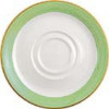 Rio Green Large Stand/Saucer Double Well 14.5cm 5 3/4" (Box 36) (Direct)