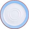 Rio Blue Large Stand/Saucer Double Well 14.5cm 5 3/4" (Box 36) (Direct)