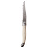 Laguiole Steak Knife Ivory Handle Serrated 1.2mm Blade (Box 6) (Direct)