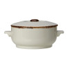 Steelite Brown Dapple Lid for Casserole B828 (Box 12) (Direct)