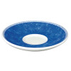 New Horizons Coloured Border Blue Espresso Saucer 4.5" (Box 24) (Direct)