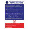 Refrigerator Guidelines - 300x200mm (Self-Adhesive)