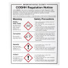 COSHH Notice - Rigid 350x270mm