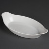 DISH / OLYMPIA -WHITEWARE OVAL EARED DISH - 53(H)x 289(W)x 166(D)mm -PER BOX OF 6 - W411