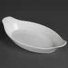DISH / OLYMPIA -WHITEWARE  OVAL EARED DISH - 53(H)x 289(W)x 166(D)mm -PER BOX OF 6 - W411