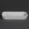 Olympia Whiteware Oblong Hors D'oeuvre Dish - 40Hx235Wx122mmD (Box 6)