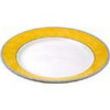 New Horizons Coloured Border Yellow Mediterrean Dish 10" (Box 12) (Direct)