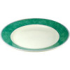 New Horizons Coloured Border Green Mediterranean Dish 10" (Box 12) (Direct)