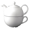 White One Cup Teapot - 13oz (Box 4)
