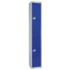 300mm Deep Locker 2 Door Camlock Blue - 1800x300x300mm (Direct)