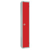 300mm Deep Locker 1 Door (Coin Return) Red - 1800x300x300mm (Direct)