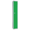300mm Deep Locker 1 Door Camlock Green with Sloping Top (Direct)