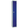 450mm Deep Locker 1 Door (Coin Return) Blue - 1800x450x300mm (Direct)