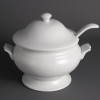 Olympia Soup Tureen & Ladle White - 2.5Ltr 227X250mm 88oz 9x9 3/4" (Single)